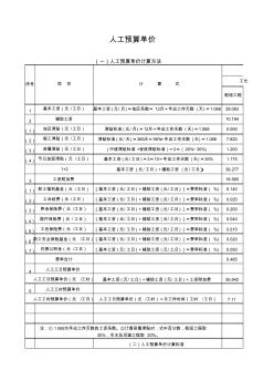 人工预算单价 (3)