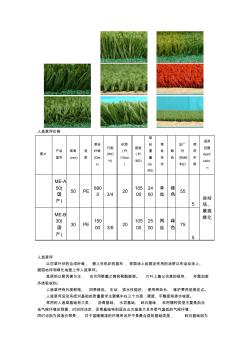 人造草坪价格和样式、以及人工草皮的施工要求