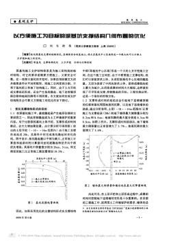 以方便施工为目标的深基坑支撑结构几何布置的优化