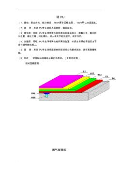 体育场地各项施工设计工艺设计