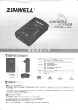 兆赫(真赫)電力貓ZPL-210S使用說明書