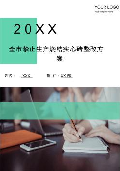 全市禁止生产烧结实心砖整改方案