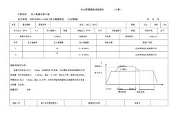 压力管道强度试验报告样表