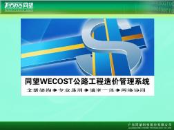 同望造价Wecost8.24编审操作教程