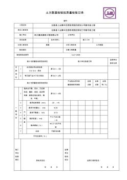 四川市政道路工程检验批质量检收记录表 (2)