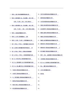 園林綠化工程驗收標準檢驗批表格