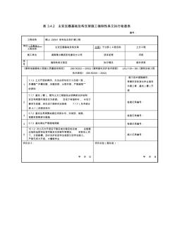 土建强条检查表