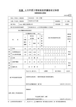 土建检验批表格填写示范(57张表)