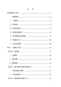 塔吊、吊篮及吊篮排栅平台施工方案