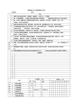 墻面基底分項工程質(zhì)量檢驗評定表(表格模板、格式)