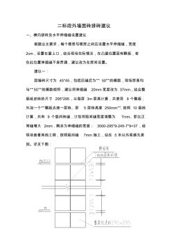 外墻排磚方案