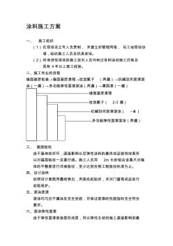 外墙漆平涂施工方案 (2)