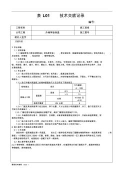 外墙苯板保温技术交底