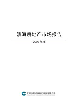 天津滨海新区房地产市场报告(2010年度)