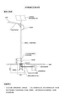 太阳能路灯安装指导书