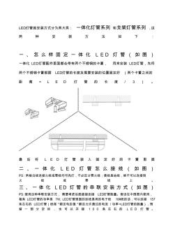 如何安装LED灯管LED灯管安装方法及接线说明 (2)