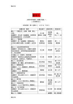 宣传片拍摄计划表教学文案