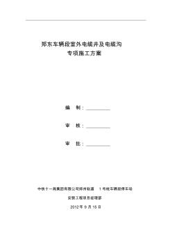 室外電纜井及電纜溝 (3)