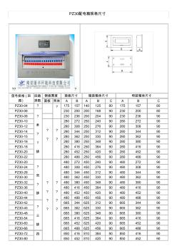 小型照明配电箱规格尺寸(20200928205458)