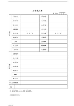 山东建筑资料全套表格