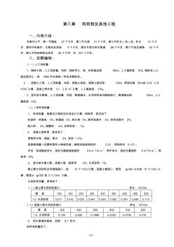 山东省建筑工程消耗量定额学习资料(内部资料)