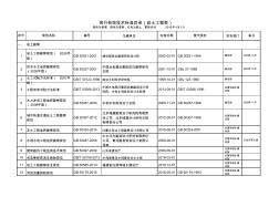 岩土工程现行有效技术标准目录