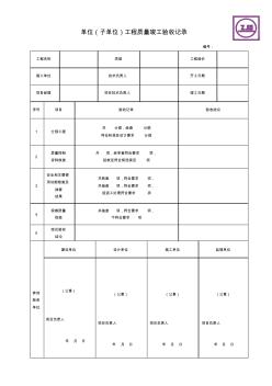 市政给排水管道工程检验批质量验收记录表(20200902135623)