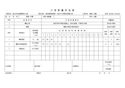 市政道路工序质量评定表1016