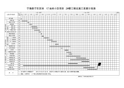 总平面图-进度计划