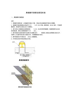 懸挑腳手架搭設規(guī)范標準 (2)