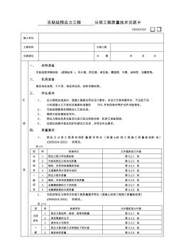 施工技術(shù)交底08無(wú)粘結(jié)預(yù)應(yīng)力工程