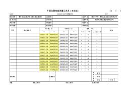 施工放线测量记录表GB50026-2007 (2)