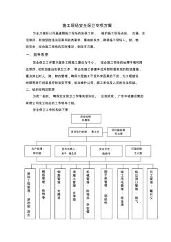 施工现场安保制度专项方案 (2)