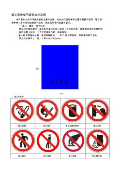 施工现场安全标志牌 (3)