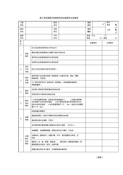 施工現(xiàn)場裝配式輕鋼結(jié)構(gòu)活動板房安全檢查表