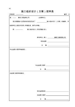 施工組織設(shè)計(jì)報(bào)審表A2 (3)