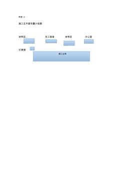 施工组织设计施工总平面布置图二标段(1)