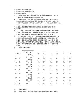 施工組織設(shè)計的主要內(nèi)容