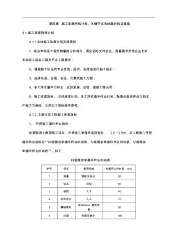 施工进度网络计划、关键节点和关键线路的保证措施