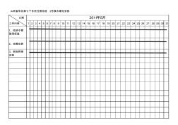 施工进度横道图(2)