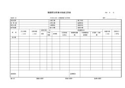 施检表68隧道预注浆堵水检查记录表