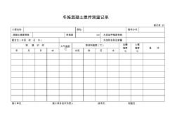 施記表23-冬施混凝土攪拌測(cè)溫記錄