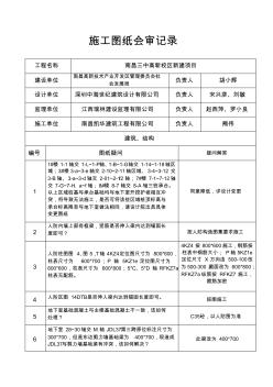 最新图纸会审记录