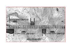 桥位平面图及工程地质纵断面图