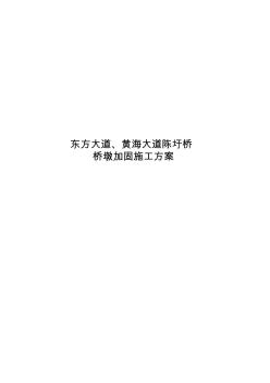 橋墩柱維修施工方案