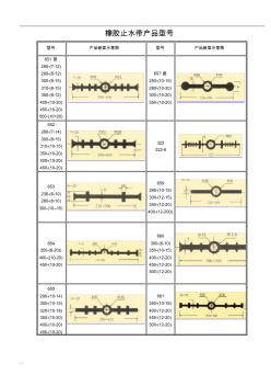 橡膠止水帶規(guī)格、型號、用途等詳細介紹(20200928204207)