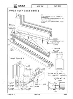 正典CN50(8外開窗加工指導(dǎo))-20081105