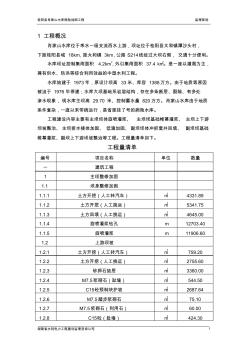 水库除险加固工程监理规划