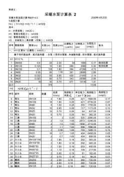 水泵计算选型表p (2)