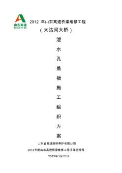 泄水管施工方案 (4)